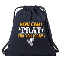 Christian Prayer For You Jesus Or Faith How Can I Pray Drawstring Bag