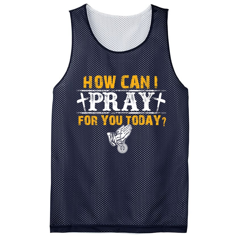 Christian Prayer For You Jesus Or Faith How Can I Pray Mesh Reversible Basketball Jersey Tank