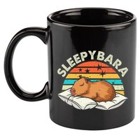 Capybara Pajamas Funny Capybara Costume Gift 11oz C Handle Ceramic Mug