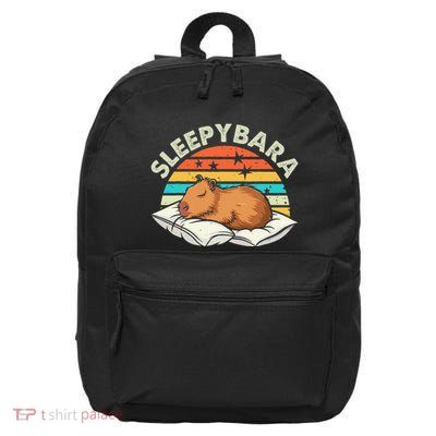 Capybara Pajamas Funny Capybara Costume Gift 16 in Basic Backpack