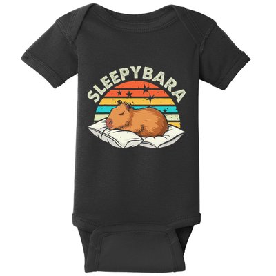 Capybara Pajamas Funny Capybara Costume Gift Baby Bodysuit