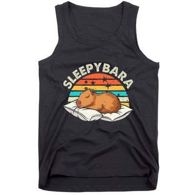Capybara Pajamas Funny Capybara Costume Gift Tank Top