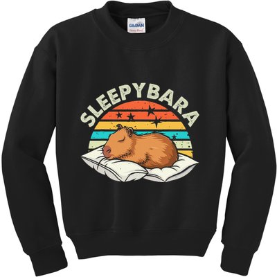 Capybara Pajamas Funny Capybara Costume Gift Kids Sweatshirt