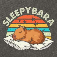 Capybara Pajamas Funny Capybara Costume Gift Cotton Canvas Backpack