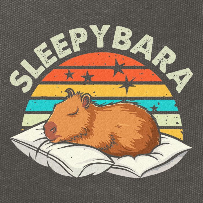 Capybara Pajamas Funny Capybara Costume Gift Cotton Canvas Backpack