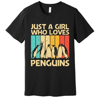 Cool Penguin For Mom Emperor Penguin Bird Lover Premium T-Shirt