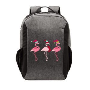 Christmas Pink Flamingo Gift Vector Backpack