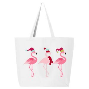 Christmas Pink Flamingo Gift 25L Jumbo Tote