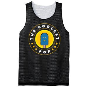 Coolest Pop Funny Best Dad Ever Cool Fathers Day Mesh Reversible Basketball Jersey Tank