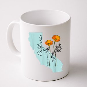 California Poppy Flower Coffee Mug