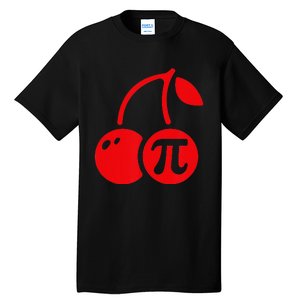 Cherry Pie Funny Pi Day Pun Math Numbers 3.14 March 14 Tall T-Shirt