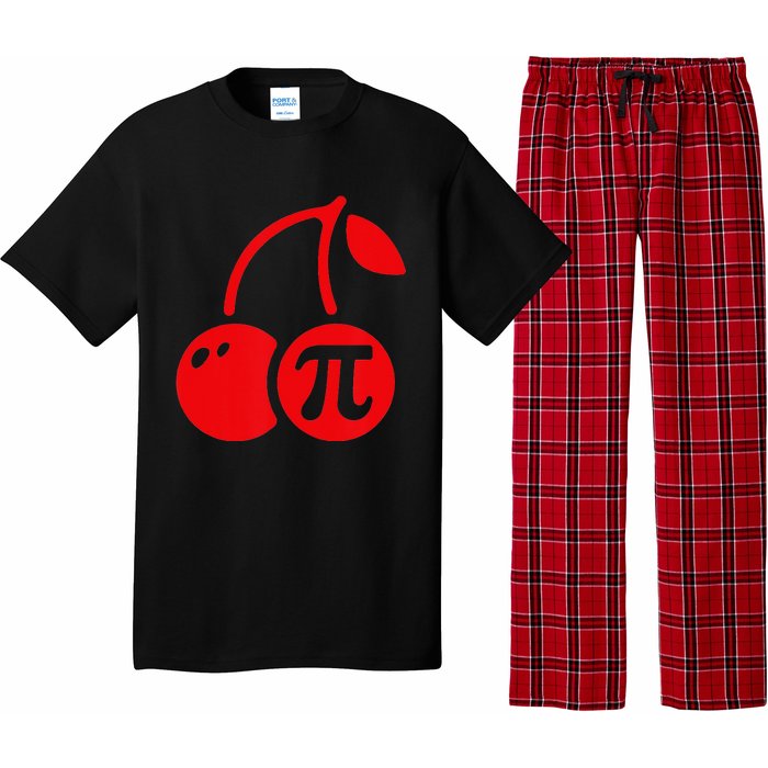 Cherry Pie Funny Pi Day Pun Math Numbers 3.14 March 14 Pajama Set