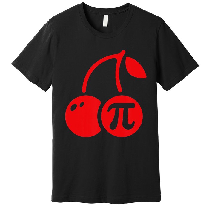 Cherry Pie Funny Pi Day Pun Math Numbers 3.14 March 14 Premium T-Shirt