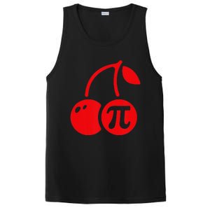 Cherry Pie Funny Pi Day Pun Math Numbers 3.14 March 14 PosiCharge Competitor Tank