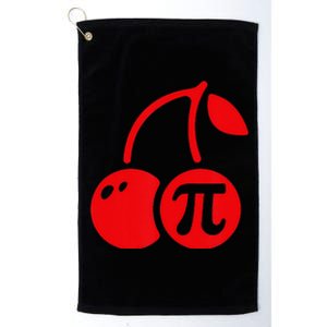 Cherry Pie Funny Pi Day Pun Math Numbers 3.14 March 14 Platinum Collection Golf Towel