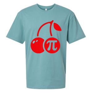 Cherry Pie Funny Pi Day Pun Math Numbers 3.14 March 14 Sueded Cloud Jersey T-Shirt