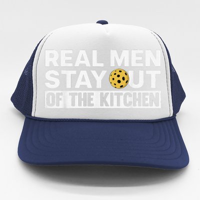 Cool Pickleball For Dad Pickle Ball Sports Team Kitchen Trucker Hat