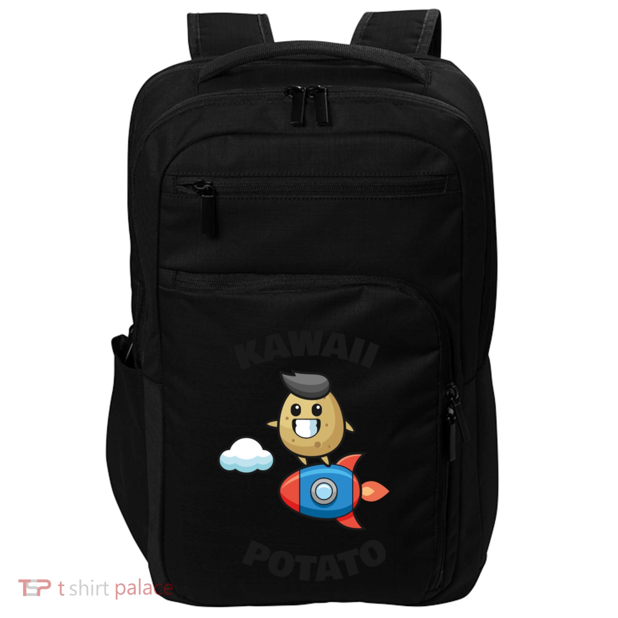 Cute Potato Funny Kawaii Potato Impact Tech Backpack