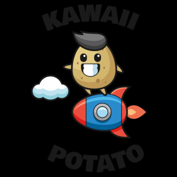 Cute Potato Funny Kawaii Potato Impact Tech Backpack
