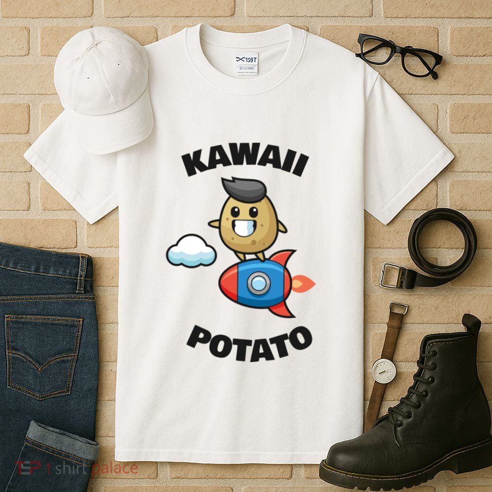 Cute Potato Funny Kawaii Potato Tall T-Shirt