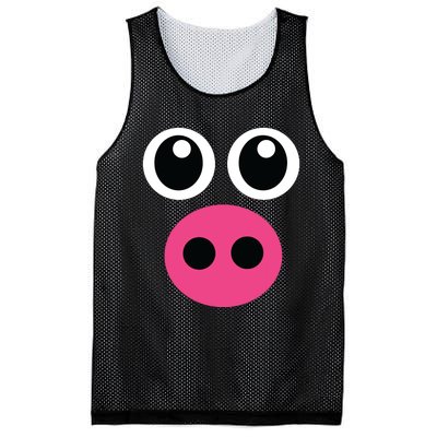 Cute Pig Face Diy Barnyard Animal Halloween Costume Mesh Reversible Basketball Jersey Tank