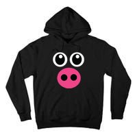 Cute Pig Face Diy Barnyard Animal Halloween Costume Tall Hoodie