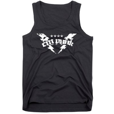 Cm Punk Fists Straight Edge Tank Top