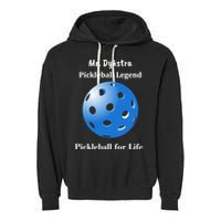 Custom Pickleball For Life Personalize Text Name Garment-Dyed Fleece Hoodie