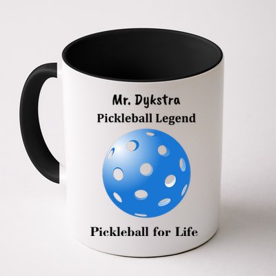 Custom Pickleball For Life Personalize Text Name Mug