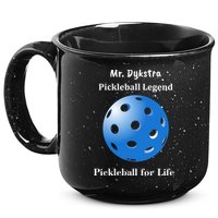 Custom Pickleball For Life Personalize Text Name 15oz Campfire Ceramic Mug