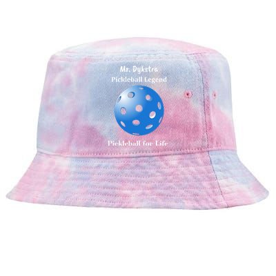 Custom Pickleball For Life Personalize Text Name Tie-Dyed Bucket Hat