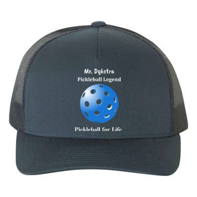 Custom Pickleball For Life Personalize Text Name Yupoong Adult 5-Panel Trucker Hat