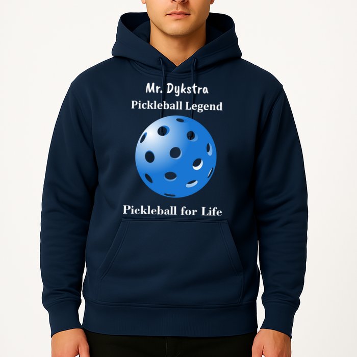 Custom Pickleball For Life Personalize Text Name Hoodie