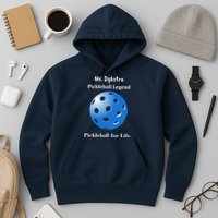Custom Pickleball For Life Personalize Text Name Hoodie
