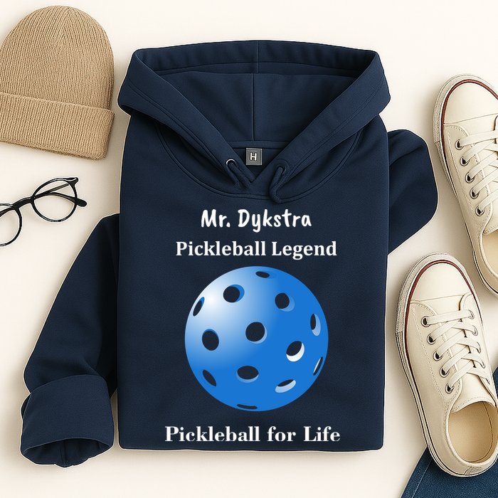 Custom Pickleball For Life Personalize Text Name Hoodie