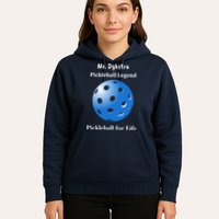 Custom Pickleball For Life Personalize Text Name Hoodie