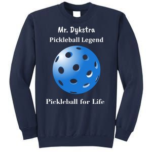 Custom Pickleball For Life Personalize Text Name Sweatshirt