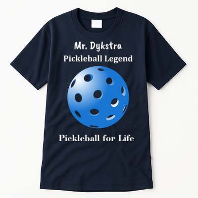 Custom Pickleball For Life Personalize Text Name Tall T-Shirt