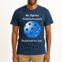 Custom Pickleball For Life Personalize Text Name Tall T-Shirt