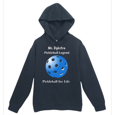 Custom Pickleball For Life Personalize Text Name Urban Pullover Hoodie