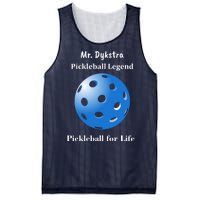 Custom Pickleball For Life Personalize Text Name Mesh Reversible Basketball Jersey Tank