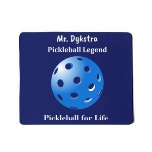 Custom Pickleball For Life Personalize Text Name Mousepad