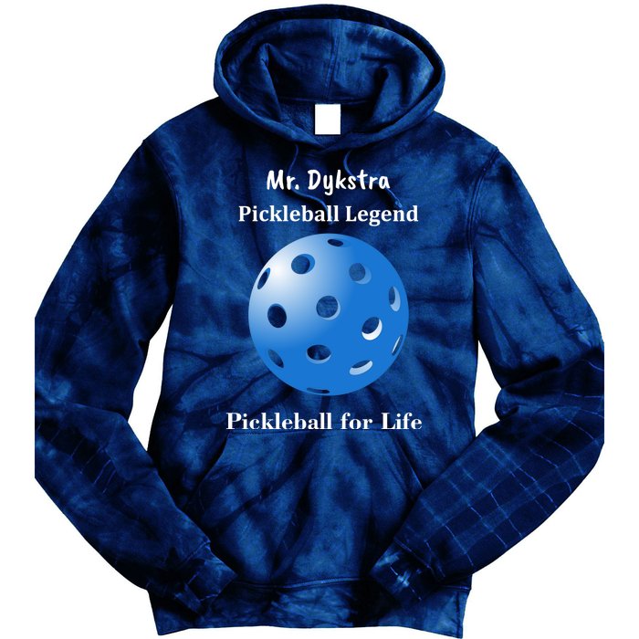 Custom Pickleball For Life Personalize Text Name Tie Dye Hoodie