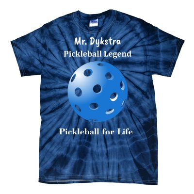 Custom Pickleball For Life Personalize Text Name Tie-Dye T-Shirt