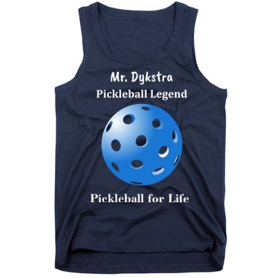 Custom Pickleball For Life Personalize Text Name Tank Top