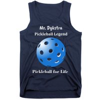 Custom Pickleball For Life Personalize Text Name Tank Top