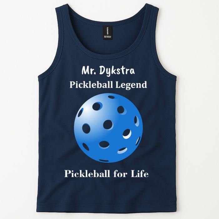 Custom Pickleball For Life Personalize Text Name Tank Top