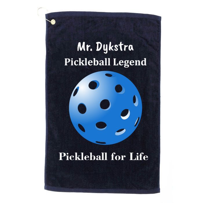 Custom Pickleball For Life Personalize Text Name Golf Towel