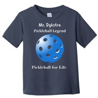 Custom Pickleball For Life Personalize Text Name Toddler T-Shirt