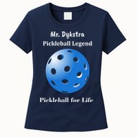 Custom Pickleball For Life Personalize Text Name Womens T-Shirt